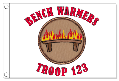 Bench Warmers Patrol Flag