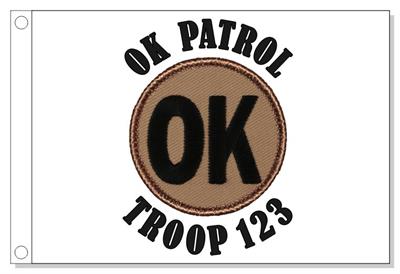 "OK" Patrol Flag