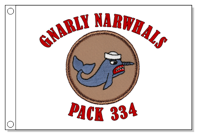 Sailor Narwhal Patrol Flag