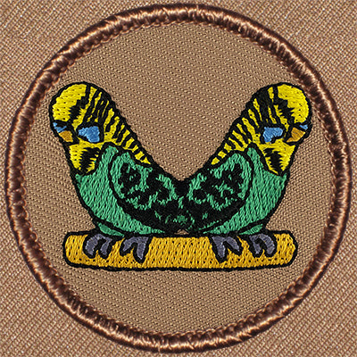 Siamese Parakeets Patrol Patch Ð Scout Patch