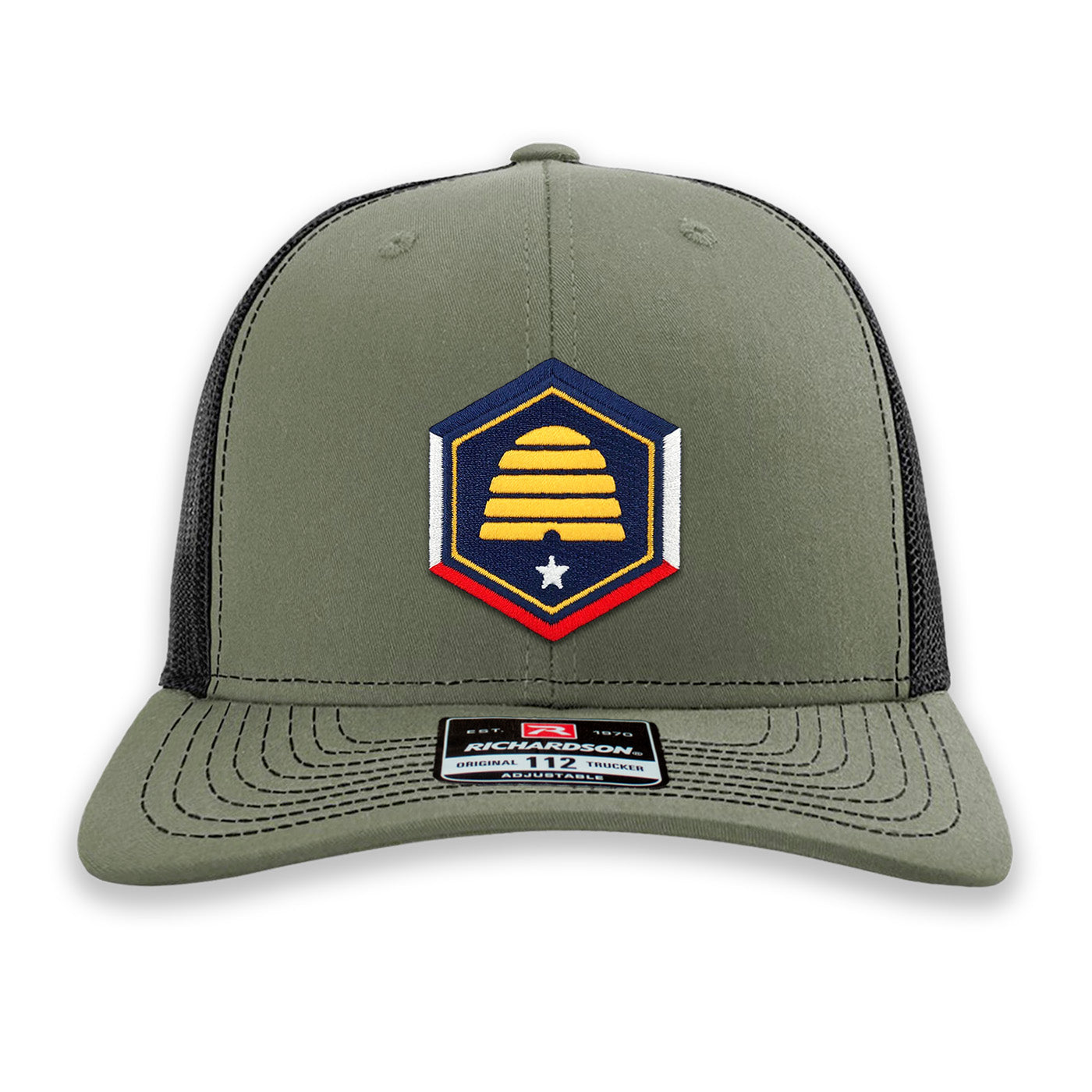Utah State Flag Hexagon Ball Cap or Trucker Hat
