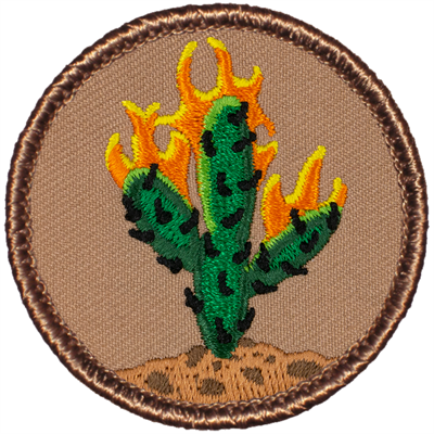 Burning Cactus Patrol Patch Ð Scout Patch