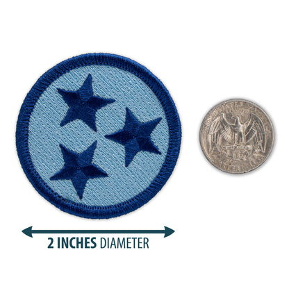 Blue tennessee tristar football iron-o patch