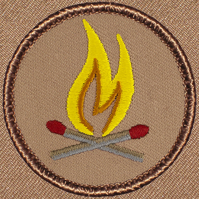 Crossed Matches Patrol Patch Ð Scout Patch