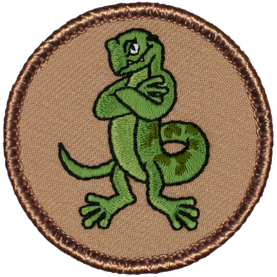 Gecko with Attitude Patrol Patch Ð Scout Patch