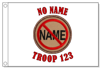 "No Name" Patrol Flag