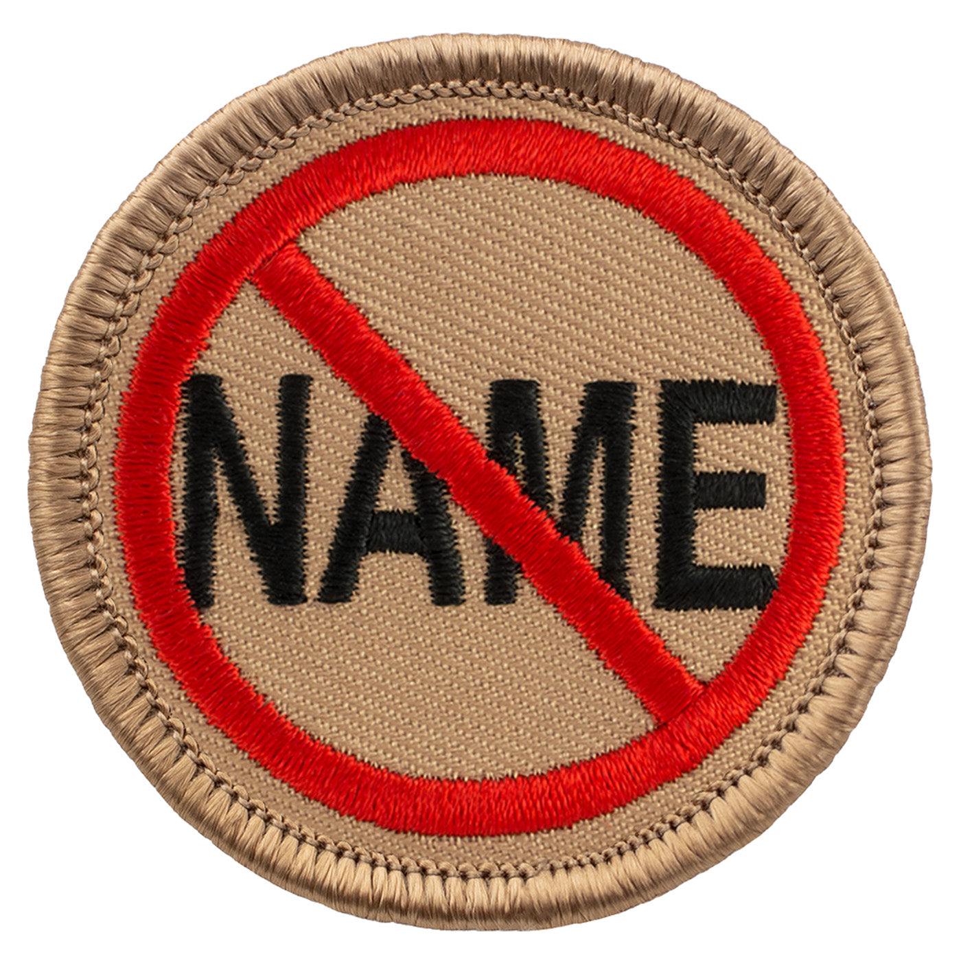 "No Name" Patrol Patch