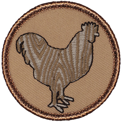 Wooden Rooster Patrol Patch