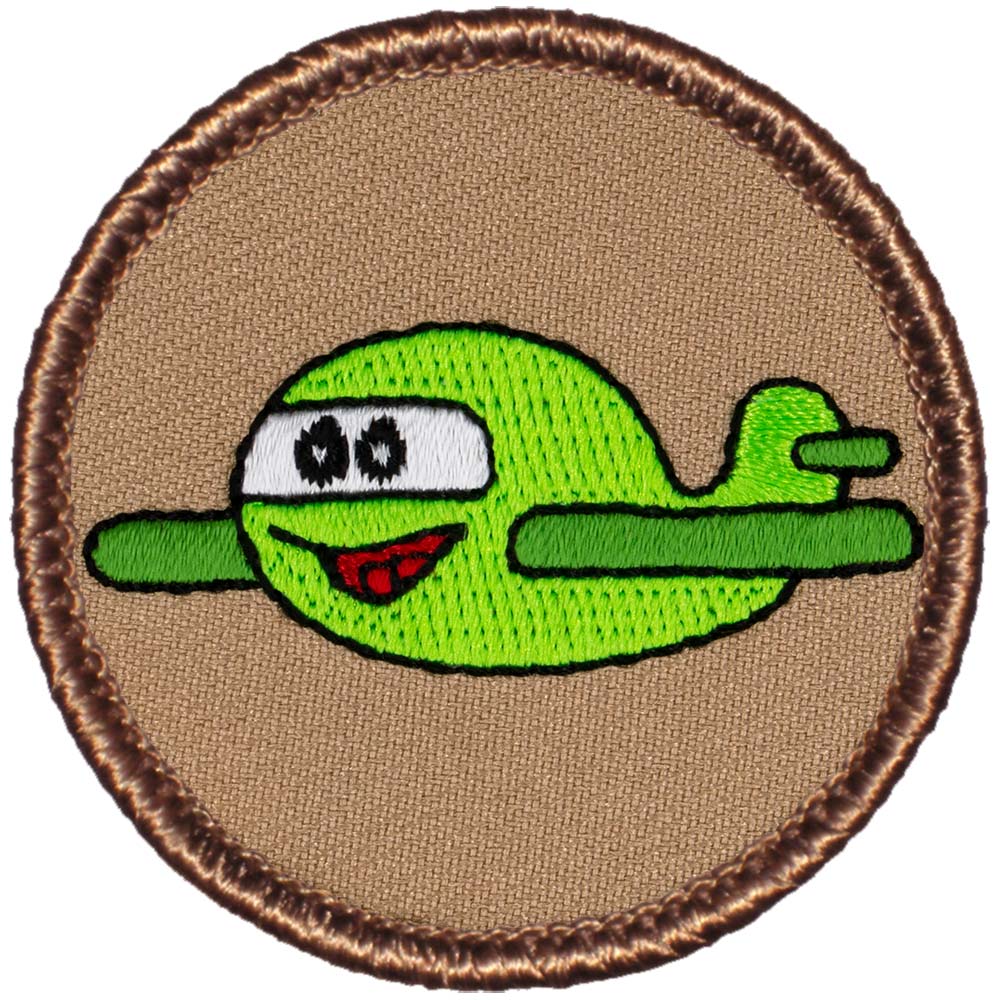 Cartoon Plane Patrol Patch