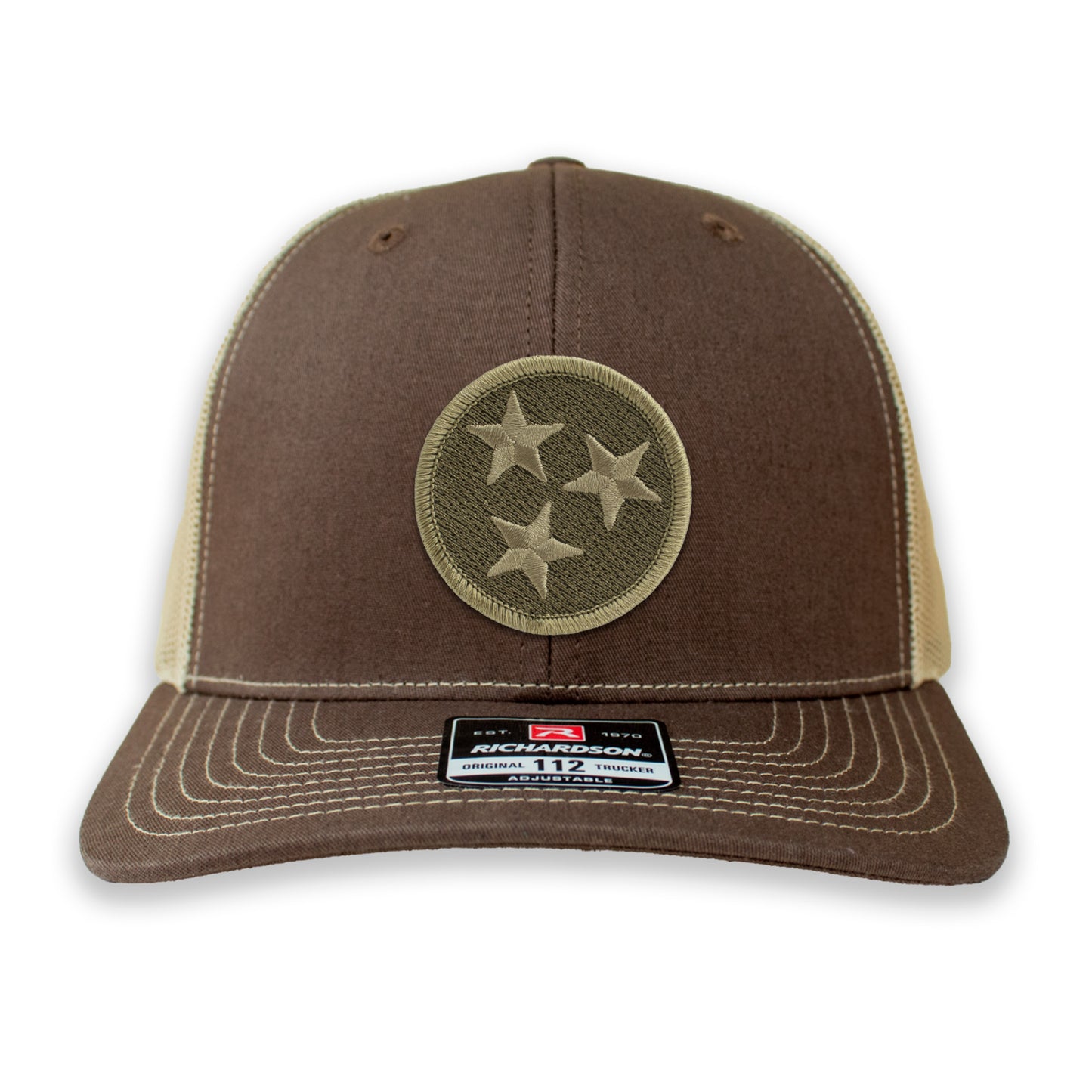 OD Green Subdued Tennessee Tristar Ball Cap or Trucker Hat