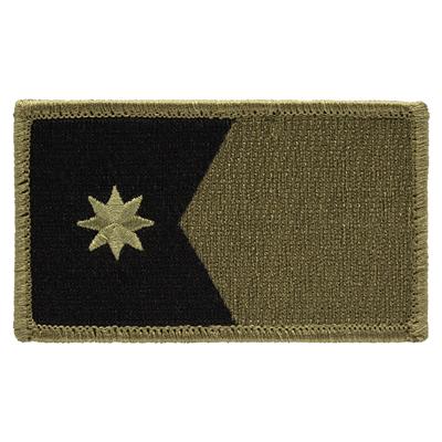 Minnesota OD green embroidered state flag patch