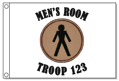 Men's Room Patrol Flag