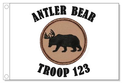 Antler Bear Patrol Flag