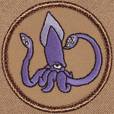 Purple Squid Patrol Patch Ð Scout Patch
