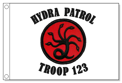 Retro Hydra Patrol Flag