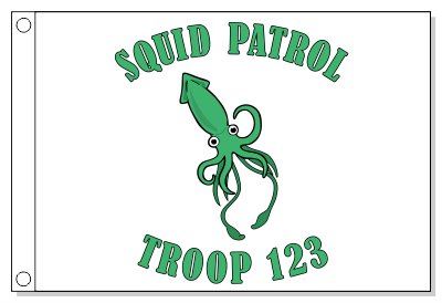 Squid Patrol Flag