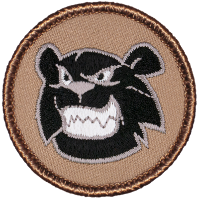 Black Bear/Panther Patrol Patch Ð Scout Patch