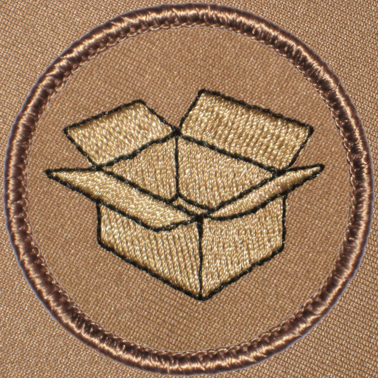 Cardboard Box Patrol Patch Ð Scout Patch
