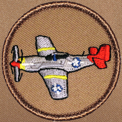 Red Tail Mustang Patrol Patch Ð Scout Patch