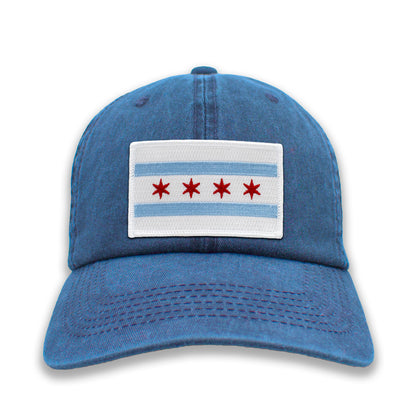 Chicago State Flag Ball Cap or Trucker Hat