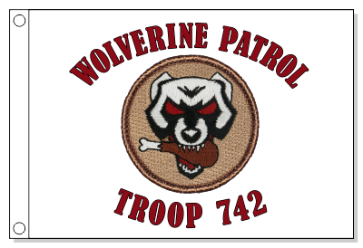 Wolverine Patrol Flag