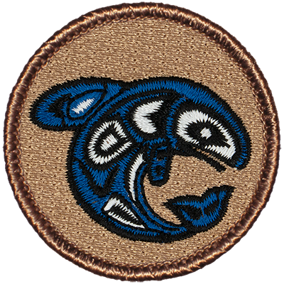 Northwest Tribal Orca Scout Patrol Patch