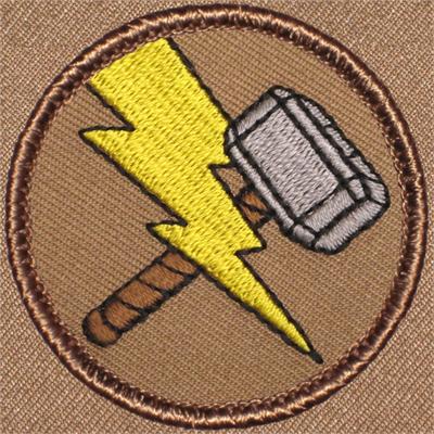 Thor Hammer Patrol Patch Ð Scout Patch