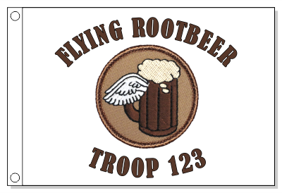 Flying Rootbeer Patrol Flag