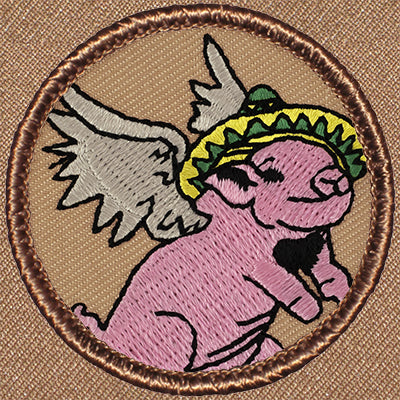Flying Pig Patrol Patch Ð Scout Patch