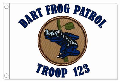 Poison Dart Frog Patrol Flag