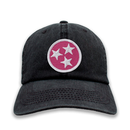 Pink & White Tennessee Tristar Ball Cap or Trucker Hat