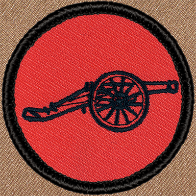 Retro Cannon 2012 Patrol Patch (#511R) - Sew-on Scout Patch