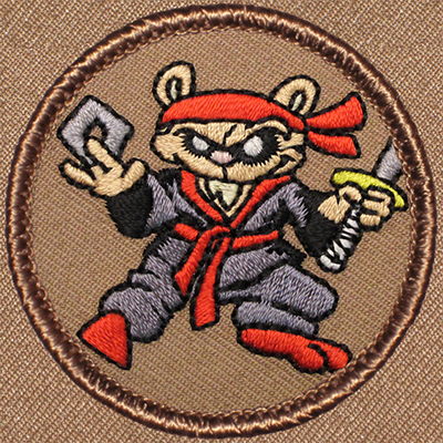 Ninja Hamster Patrol Patch Ð Scout Patch
