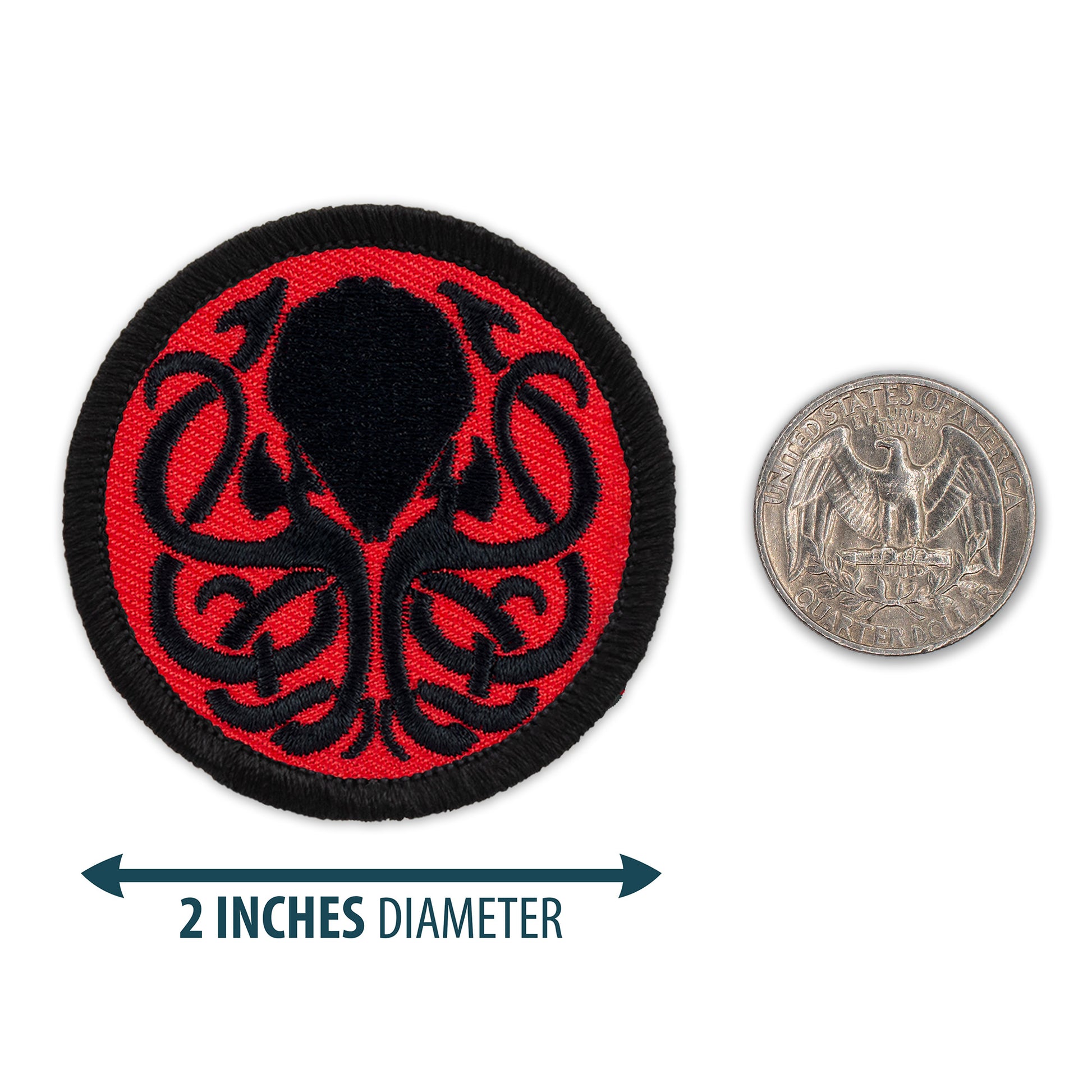 Kraken 2” embroidered scout patrol patches