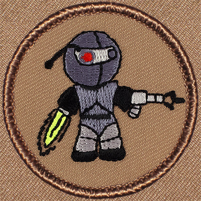 Robot Ninjas Patrol Patch Ð Scout Patch