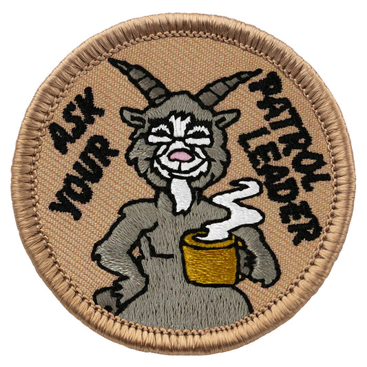 Old Goat Ask your Patrol Leader Scout Patrol Patches