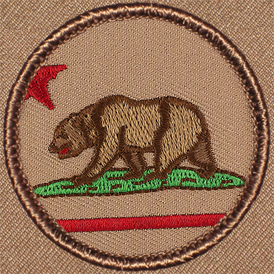 California Bear Patrol Patch Ð Scout Patch