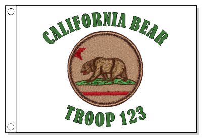 California Bear Patrol Flag