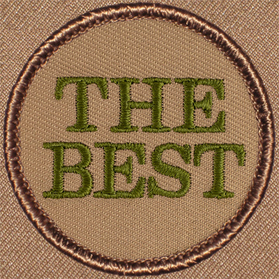 "THE BEST" Patrol Patch Ð Scout Patch