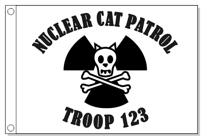 Schrodinger's Cat Patrol Flag