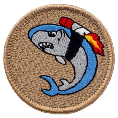 Rocket Shark Scout Patrol Patches
