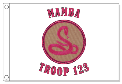 Pink Mambas Patrol Flag