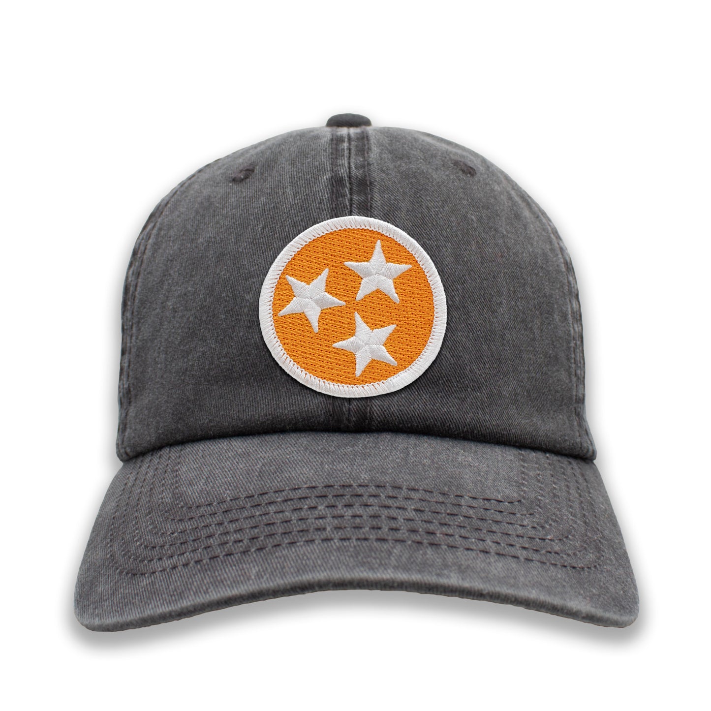 Orange & White Tennessee Tristar Ball Cap or Trucker Hat