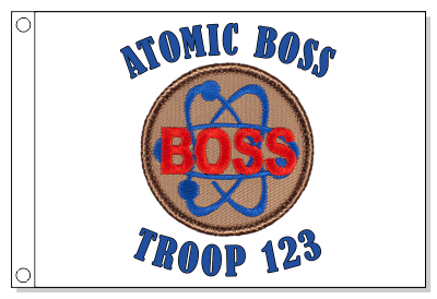Atomic Boss Patrol Flag