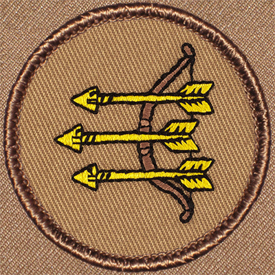 Golden Arrows Patrol Patch Ð Scout Patch