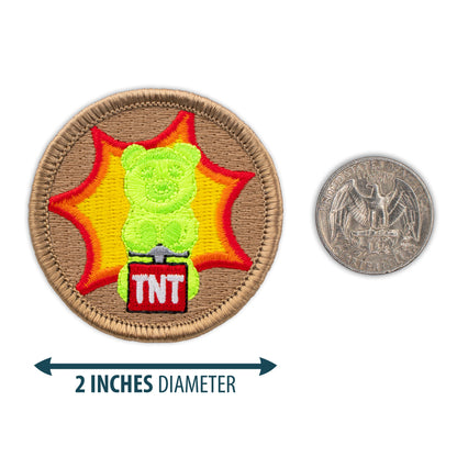 Dynamite Gummy Bear 2” embroidered scout patrol patches