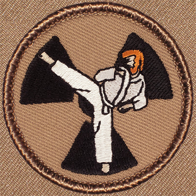 Nuclear Karate Kick Patrol Patch Ð Scout Patch
