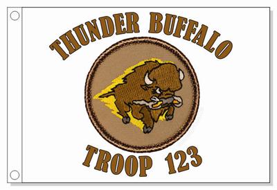 Thunder Buffalo Patrol Flag