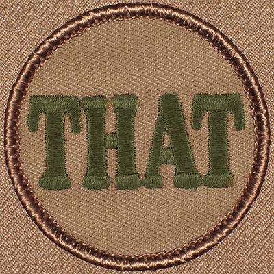 "THAT" Patrol Patch Ð Scout Patch