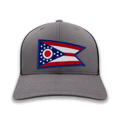 Ohio State Flag Ball Cap or Trucker Hat